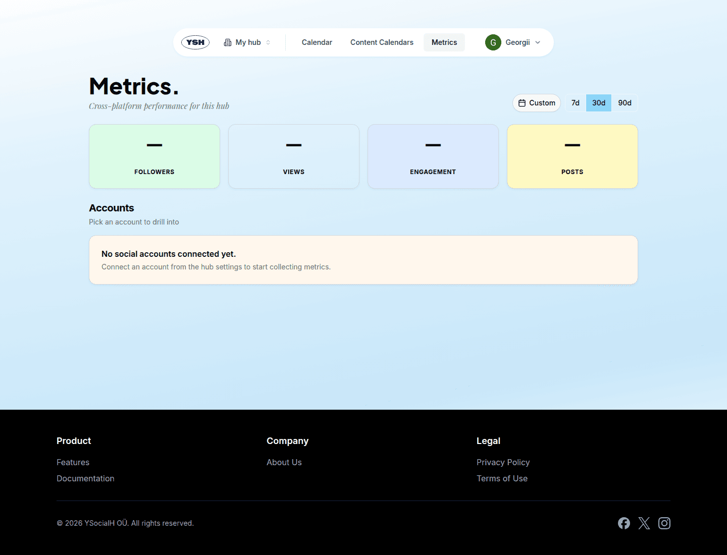 Metrics overview