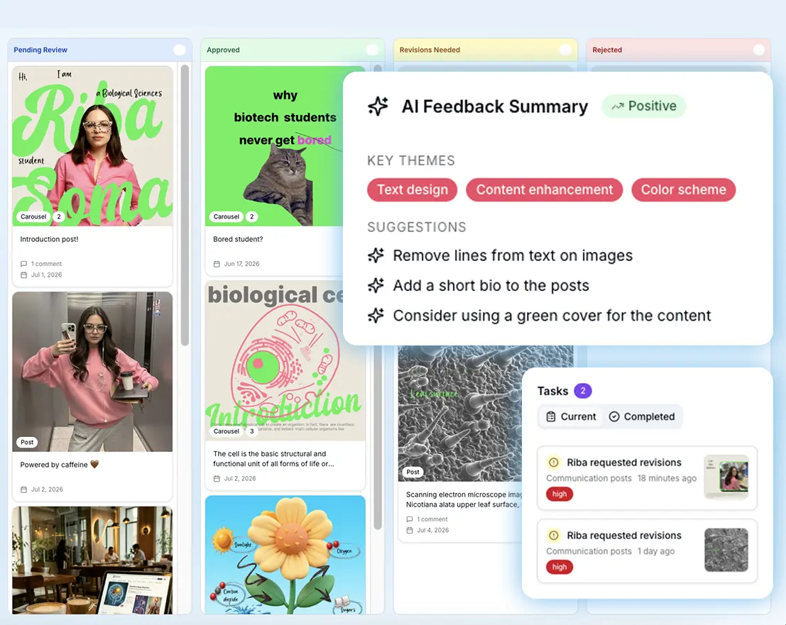 One-click decisions screenshot
